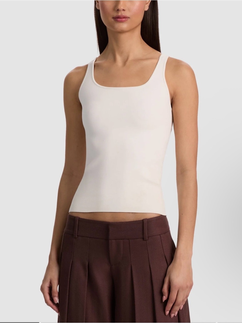 NWT Alice + Olivia DARYN SCULPTING TANK Sz M MSRP $275